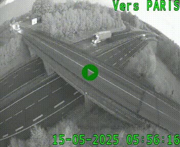 Clone of Caméra routière sur l'autoroute A20 au nord de Limoges, à la jonction avec la N520. Vue orientée vers Paris