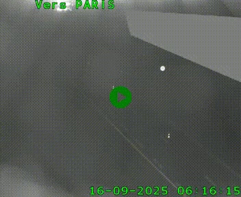 Caméra routière sur l'autoroute A20 à Saint-Pardoux-l'Ortigier, à la jonction avec l'A89. Vue orientée vers Paris