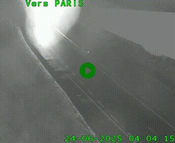 Caméra routière sur l'autoroute A20 à Saint-Pardoux-l'Ortigier, à la jonction avec l'A89. Vue orientée vers Paris