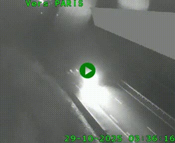 Caméra routière sur l'autoroute A20 à Saint-Pardoux-l'Ortigier, à la jonction avec l'A89. Vue orientée vers Paris