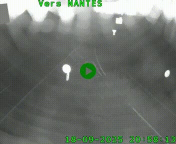 Webcam N147 au nord de Poitiers et à la jonction avec la A10