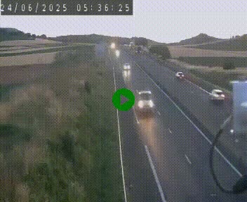 Caméra autoroute A75 à hauteur de Le Crest, en direction de Montpellier