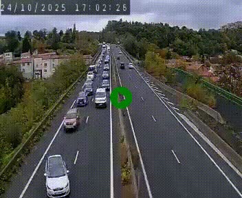 Caméra autoroute A75 à hauteur de Coudes, en direction de Clermont-Ferrand