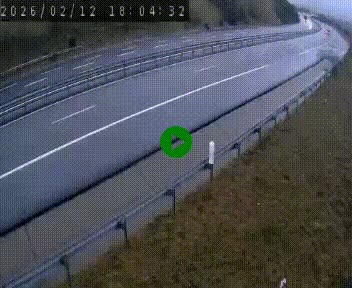 Caméra autoroute A75 à hauteur de la sortie 42 (Rodez, Laissac, Aire de l'Auvergne) située sur la commune d'Auberoques, près de Sévérac-le-Château