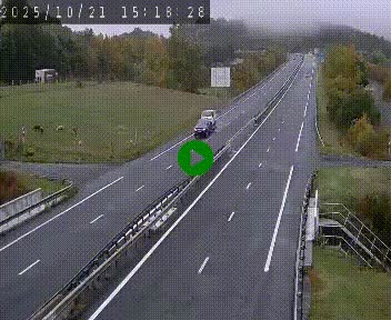 Caméra autoroutière France - A75, Coren, en direction de Montpellier