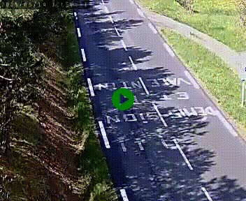 Caméra routière France - N102, au niveau du col de Montmirat à Saint-Etienne-du-Valdonnez à 1039 mètres d'altitude