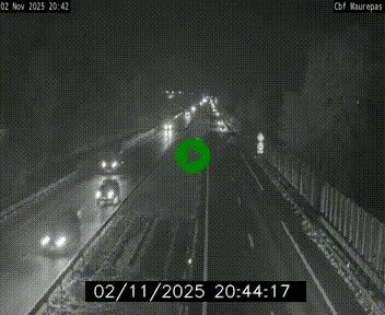Webcam sur le périphérique de Rennes (N136) à hauteur de Maurepas, au nord de la ville