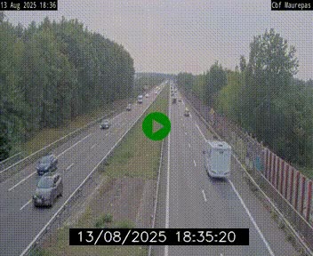 Webcam sur le périphérique de Rennes (N136) à hauteur de Maurepas, au nord de la ville