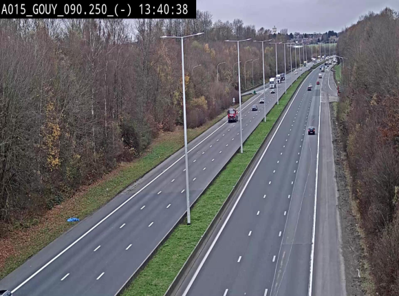 Webcam autoroute Belgique - Gouy-lez-piéton - E42 - BK 90.3