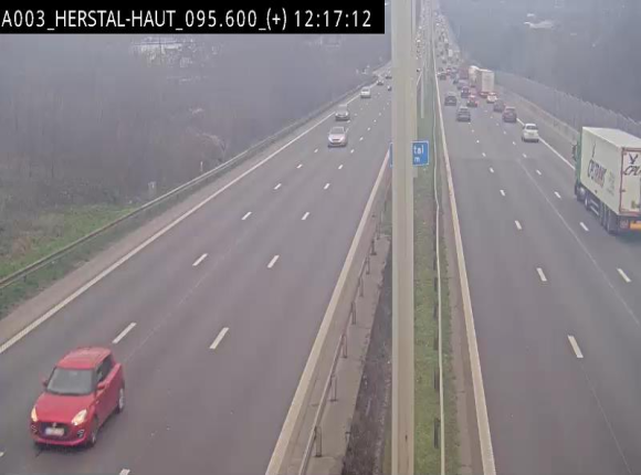 Webcam autoroute Belgique - Herstal - E40 direction Aix-la-Chapelle - BK 97