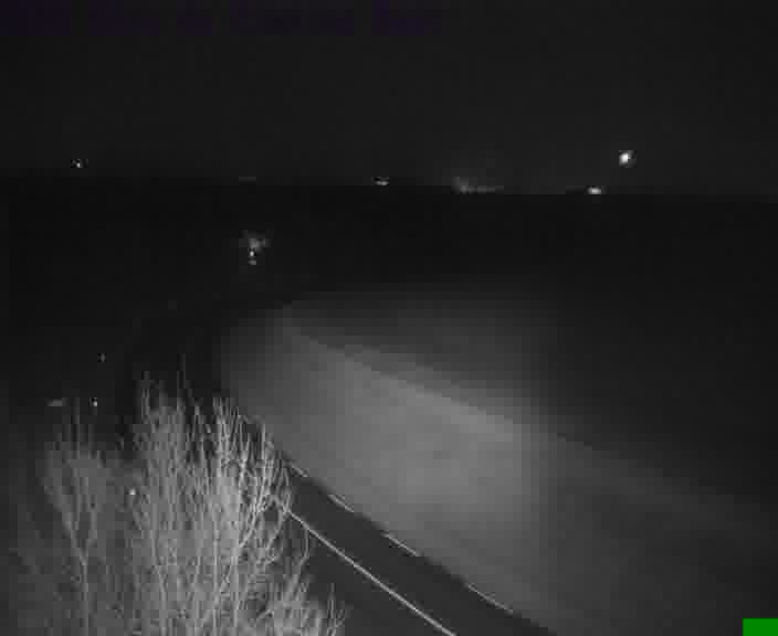 Webcam sur la D603 située en haut de la Côte de Zimming. Vue orientée vers Saint-Avold.