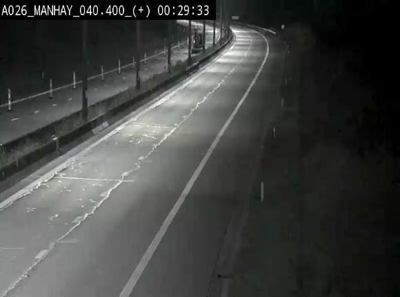 Webcam autoroute A26/E25 à hauteur de Manhay, avant la jonction avec la N651 en direction de Luxembourg - BK 40.4