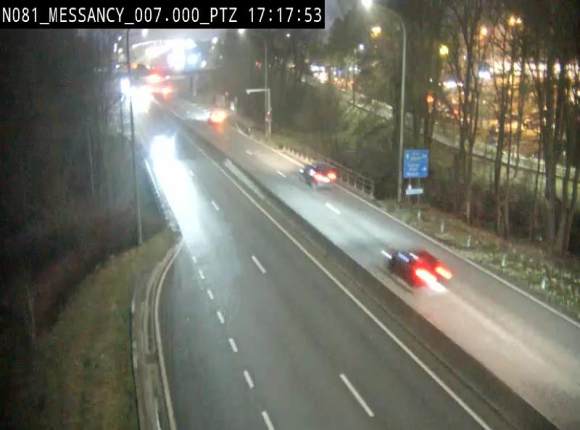 Webcam sur la N81 (E411) à hauteur du Cora Messancy. Vue orientée vers Arlon