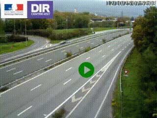 Webcam sur la Nationale 201 à hauteur de la sortie Chambéry-Nord, avant à la jonction entre l'A41 et l'A43, en direction de Lyon
