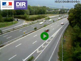 Webcam sur la Nationale 201 à hauteur de la sortie Chambéry-Nord, avant à la jonction entre l'A41 et l'A43, en direction de Lyon