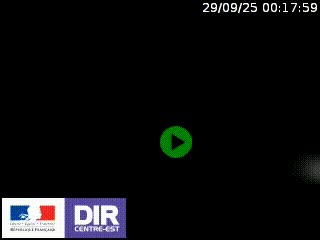 Webcam au niveau du col de Bois Clair à hauteur de Cluny sur la N79. Vue orientée vers Mâcon