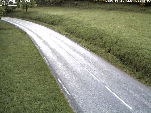 Webcam à Allarmont dans les Vosges, sur la RD392