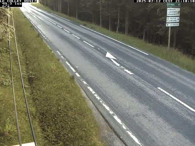 Caméra du Collet sur la route de Colmar (D417)