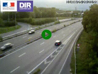 Caméra routière à hauteur de la sortie 15 Chambéry-centre au PK 4,103 en direction d'Albertville