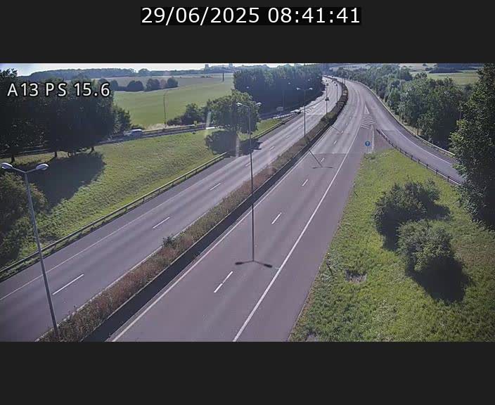 Traffic live webcam Luxembourg Kayl - A13 direction Dudelange - BK 15.6