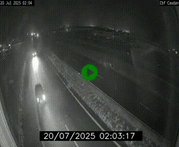 Webcam sur la N165 à hauteur de Caudan, dans le Morbihan.