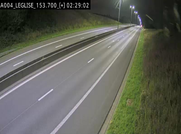 Webcam autoroute E411 à hauteur de Léglise, en direction de Luxembourg