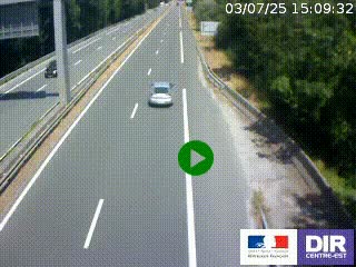 Webcam sur la nationale N90 à Gilly-sur-Isère, en direction et à proximité d'Albertville