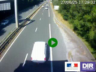 Webcam sur la nationale N90 à Gilly-sur-Isère, en direction et à proximité d'Albertville