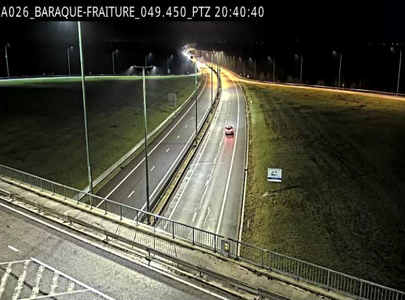 Webcam à la Baraque de Fraiture à la jonction entre l'E25 et la N89 à hauteur de Vielsalm