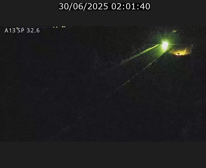 Webcam info trafic A13 à hauteur de Mondorf-les-bains. Vue orientée vers Altwies