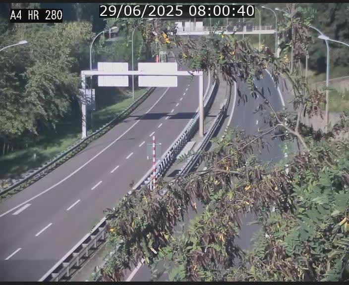 Webcam traffic A4 Luxembourg - BK 0.2 - P+R Bouillon (direction Luxembourg)