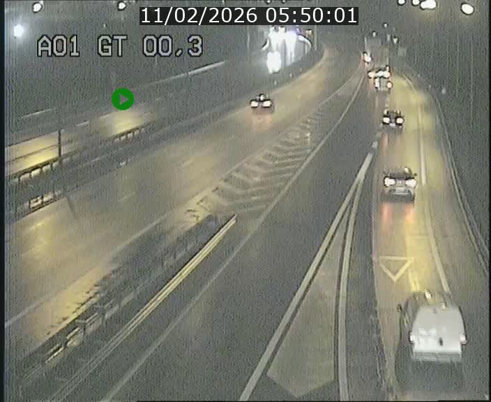 Traffic live webcam Luxembourg Croix de Gasperich - A1 direction Kirchberg - BK 0.3