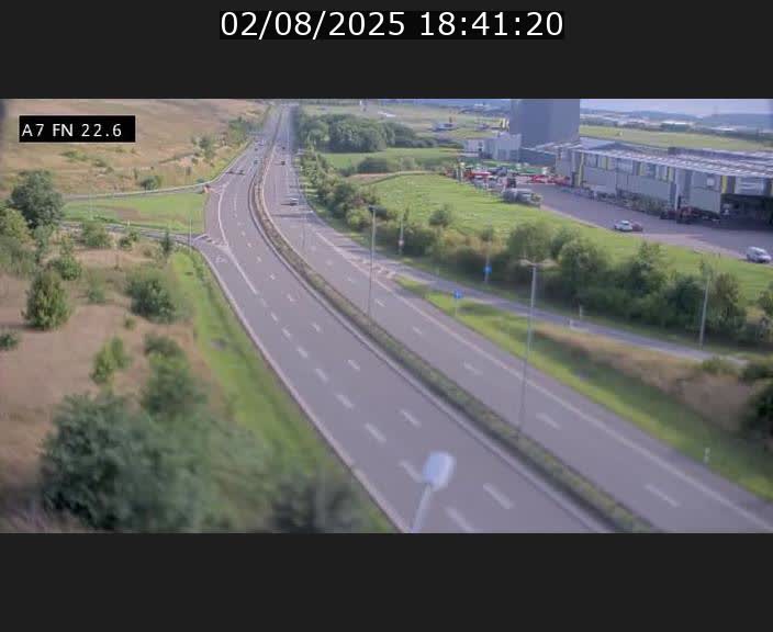 Caméra trafic Luxembourg - A7, Colmar-berg direction Mersch