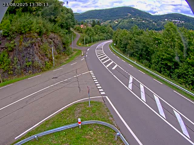 Caméra autoroute France - N66, col du Bussang direction Remiremont