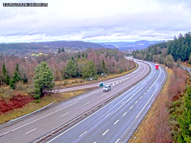 Caméra autoroute France - N57, Côte de la demoiselle direction Remiremont