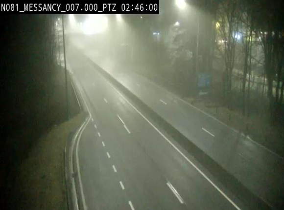 Webcam sur la N81 (E411) à hauteur du Cora Messancy. Vue orientée vers Arlon