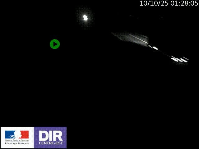 Webcam sur le contournement de Valence, sur la Nationale 7, à la jonction avec la N532, caméra orientée vers Grenoble