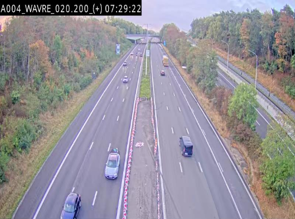 Webcam @ Wavre-sud KP 19.6, A4/E411