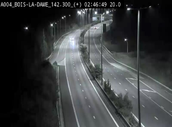 Webcam située entre la sortie 29 Neufchâteau et la jonction avec l'E25 en direction de Liège et Luxembourg