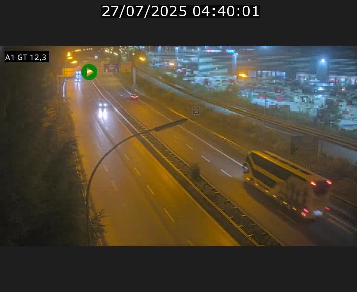 Traffic live webcam Luxembourg Senningerberg - A1 direction Allemagne - BK 12.3
