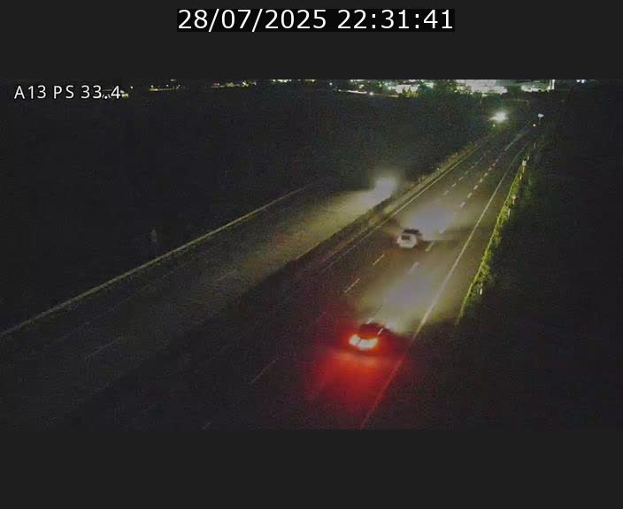 Webcam trafic sur A13 à hauteur de Mondorf-les-Bains en direction d'Altwies
