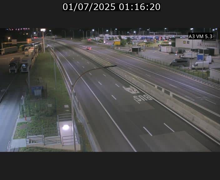 Traffic live webcam Luxembourg Aire de Berchem - A3 - BK 5 - direction France