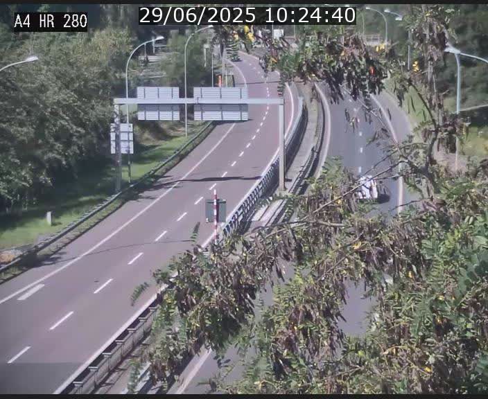 Webcam traffic A4 Luxembourg - BK 0.2 - P+R Bouillon (direction Luxembourg)