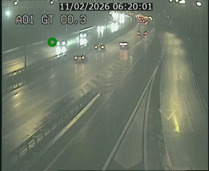 Traffic live webcam Luxembourg Croix de Gasperich - A1 direction Kirchberg - BK 0.3