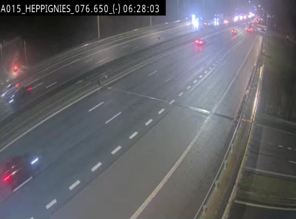 Webcam autoroute Belgique - Heppignies - E42 direction Namur - BK 76.4