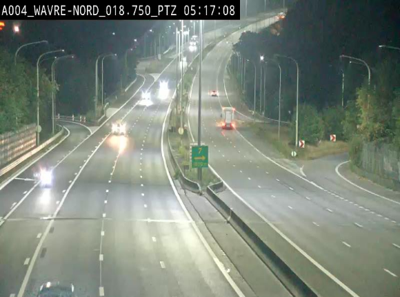 Webcam traffic E411(A4) - BK 18.7 - Bierges (Wavre Nord)