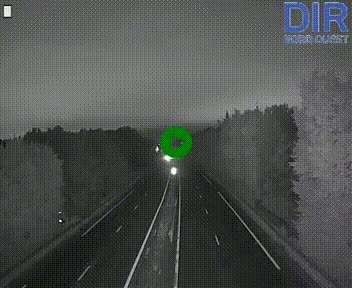 Webcam sur le périphérique de Caen (N814) à l'est de la ville, à Mondeville hauteur de la sortie 2, Presqu'île-Rives de l'Orne, au bout de l'autoroute A13