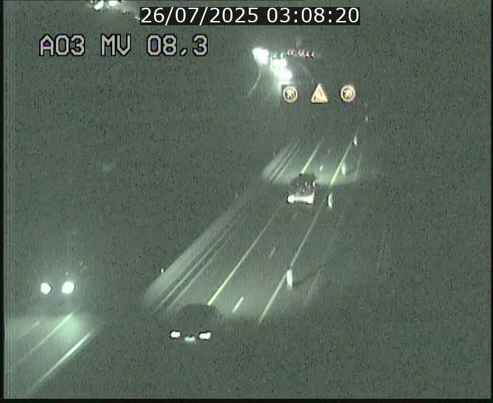 Webcam Autoroute après la Croix de Bettembourg en direction de Luxembourg sur l'A3