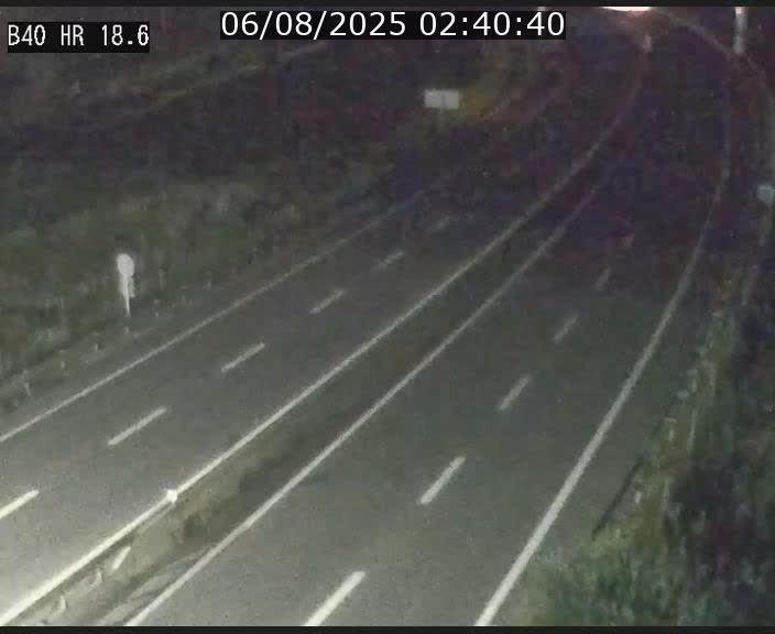 Webcam sur la route de liaison entre Micheville et Esch-Belval à la frontière entre le Luxembourg et la France. Vue orientée vers la Lorraine.
