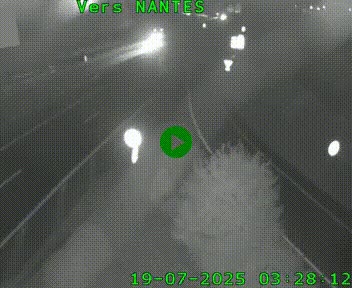 Webcam N147 au nord de Poitiers et à la jonction avec la A10